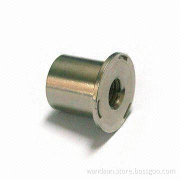 Precision Machining Parts, Available in Various Surface Plating, Made of Brass
